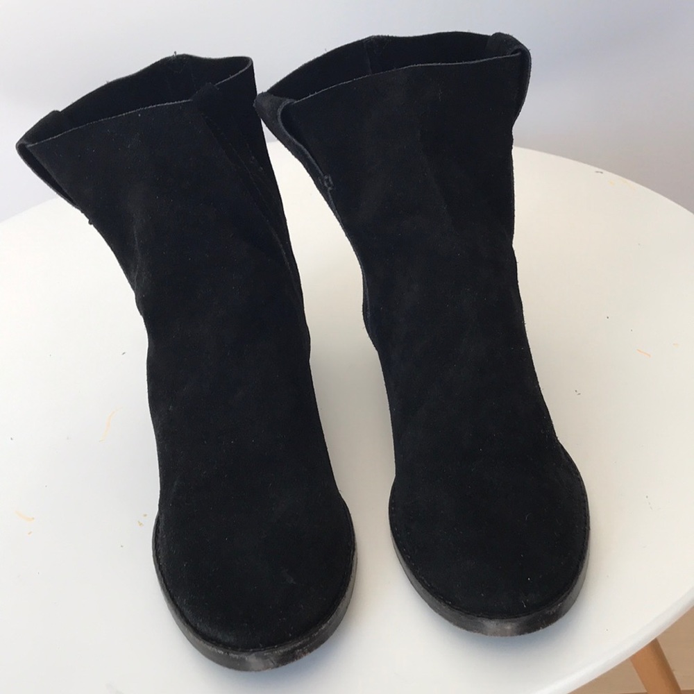 Joie black suede ankle boots